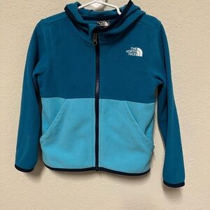 4T The North Face Fleece Zip Up EUC